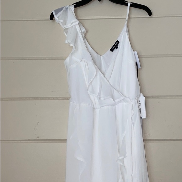 MAX & ASH Ruffle High/Low Hem Dress Size Small - Picture 5 of 6